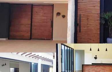 Imagem: A casa em condomínio possui 4 Dormitórios, 2 Banheiros, 5