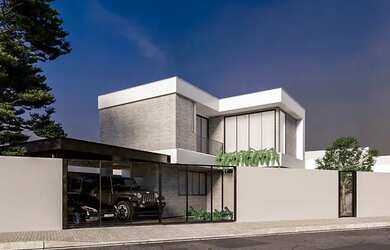 Imagem: A casa possui 2 Dormitórios, 2 Banheiros, 2 Vagas na garagem