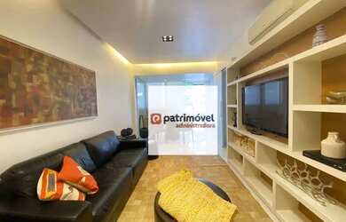 Imagem: O apartamento possui 1 Dormitório, 1 Banheiro, 1 Vaga na garagem