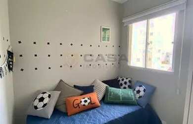 Imagem: O apartamento possui 2 Dormitórios, 1 Banheiro, 1 Vaga na garagem