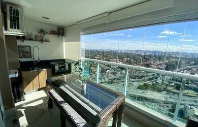 Imagem: O apartamento possui 1 Dormitório, 2 Banheiros, 1 Vaga na garagem