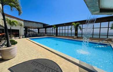 Imagem: O apartamento possui 1 Dormitório, 1 Banheiro, 1 Vaga na garagem