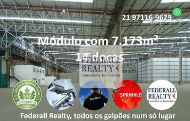 Imagem: O depósito possui 5 Vagas na garagem e 7173m² de Área e está