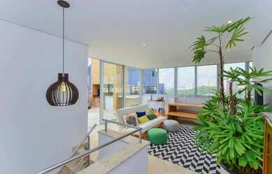 Imagem: O apartamento na cobertura possui 3 Dormitórios, 4 Banheiros