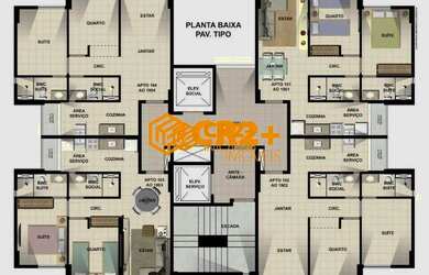 Imagem 10: Apartamento a Venda de 46m² com 2 quartos 1 suíte em bairro Campo Grande...