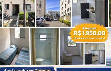 Imagem: O apartamento possui 2 Dormitórios, 1 Banheiro, 1 Vaga na garagem