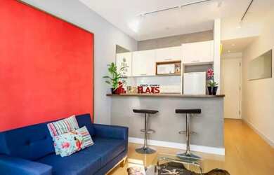 Imagem: O studio à venda possui 1 Dormitório, 2 Banheiros, 1 Vaga