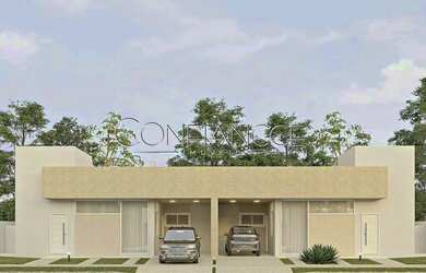 Imagem: A casa possui 3 Dormitórios, 2 Banheiros, 1 Vaga na garagem