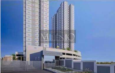 Imagem: O apartamento possui 2 Dormitórios, 1 Banheiro, 1 Vaga na garagem