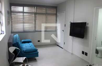 Imagem: O apartamento possui 1 Dormitório, 1 Banheiro, 1 Vaga na garagem