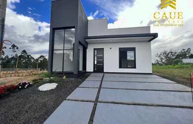 Imagem: A casa em condomínio possui 3 Dormitórios, 2 Banheiros e 150m²