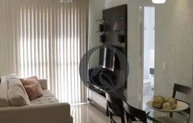 Imagem: O apartamento possui 2 Dormitórios, 1 Banheiro, 1 Vaga na garagem