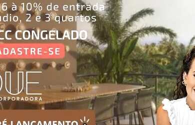 Imagem: O apartamento possui 1 Dormitório, 1 Banheiro, 1 Vaga na garagem