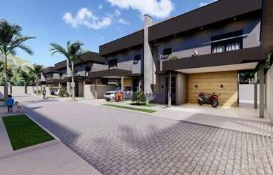 Imagem: A casa em condomínio possui 3 Dormitórios, 3 Banheiros, 137m²