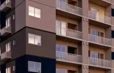 Imagem: O apartamento possui 2 Dormitórios, 1 Banheiro, 1 Vaga na garagem