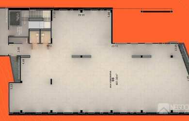 Imagem 4: Andar Corporativo para alugar, 487 m² por R$ 19.480,00/mês - Catolé...