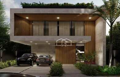 Imagem: A casa em condomínio possui 5 Dormitórios, 5 Banheiros, 4