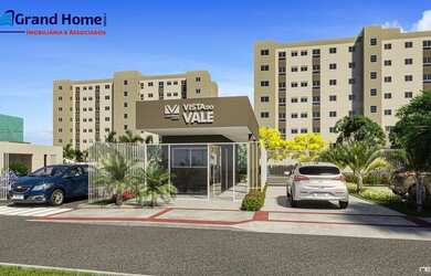 Imagem: O apartamento possui 2 Dormitórios, 1 Banheiro, 1 Vaga na garagem