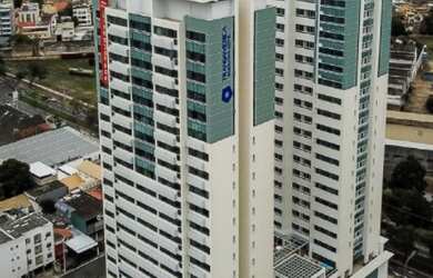 Imagem: O apartamento possui 1 Dormitório, 1 Banheiro, 1 Vaga na garagem