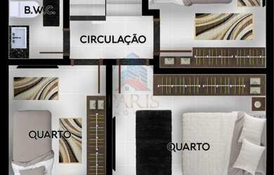 Imagem 3: Casa para Venda em Fazenda Rio Grande, Nações, 2 dormitórios, 1 banheiro,...