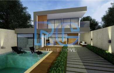 Imagem: A casa em condomínio possui 4 Dormitórios, 5 Banheiros, 3