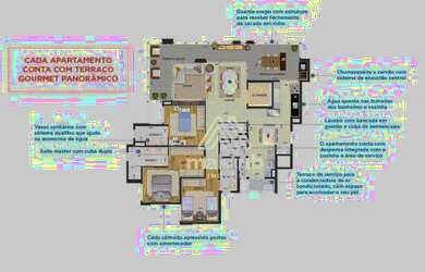 Imagem 16: Apartamento à venda, 133 m² por R$ 1.350.000,64 - Jardim - Santo André/SP