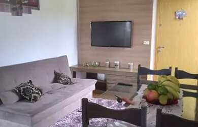 Imagem: O apartamento possui 2 Dormitórios, 1 Banheiro, 1 Vaga na garagem