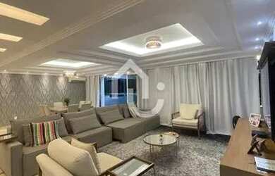 Imagem: O apartamento na cobertura possui 4 Dormitórios, 5 Banheiros