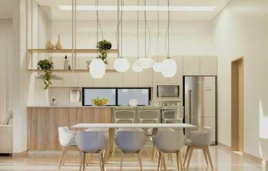 Imagem: A casa em condomínio possui 3 Dormitórios, 4 Banheiros, 2