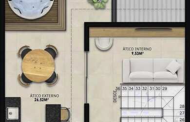 Imagem 11: Residencial Hygge Sobrados de Alto Padrão em Santa Felicidade