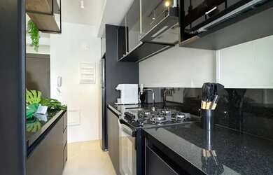 Imagem 4: LINDO APARTAMENTO DECORADO E MOBILIADO PARA LOCAÇÃO NO CENTRO DE ALPHAVILLE