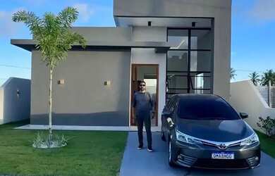 Imagem: A casa em condomínio possui 3 Dormitórios, 2 Banheiros, 1