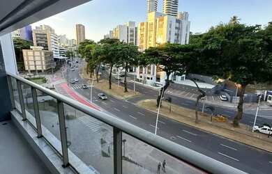 Imagem: O apartamento possui 1 Dormitório, 1 Banheiro, 1 Vaga na garagem