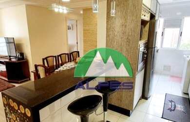 Imagem: O apartamento possui 3 Dormitórios, 2 Banheiros, 1 Vaga na