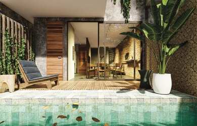 Imagem: A casa em condomínio possui 2 Dormitórios, 3 Banheiros, 1