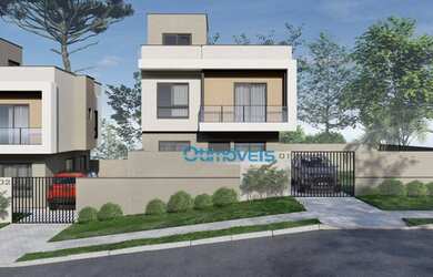 Imagem 1: Sobrado em condomínio com 3 dormitórios à venda, 109 m² por R$ 499.900 - Xaxim - Curitiba