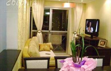 Imagem: O apartamento possui 3 Dormitórios, 2 Banheiros, 1 Vaga na