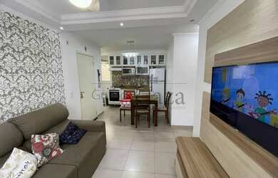 Imagem: O apartamento possui 2 Dormitórios, 1 Banheiro, 1 Vaga na garagem