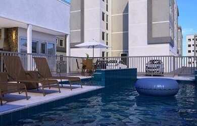 Imagem: O apartamento possui 2 Dormitórios, 1 Banheiro, 1 Vaga na garagem