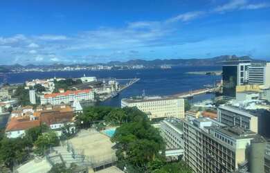 Imagem 1: Excelente Sala 155m2 Toda em Vão Livre com vista para Baia