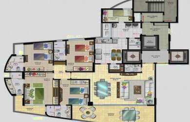 Imagem 9: ALTO LUXO - TORRE BARCELONA - 4 suítes - 4 opções de planta - 2 por...