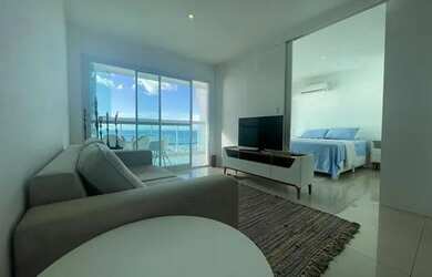 Imagem: O apartamento possui 1 Dormitório, 1 Banheiro, 1 Vaga na garagem