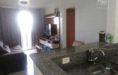 Imagem: O apartamento possui 2 Dormitórios, 1 Banheiro, 1 Vaga na garagem