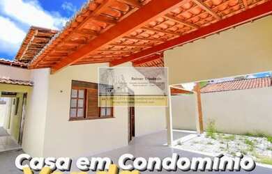 Imagem: A casa em condomínio possui 3 Dormitórios, 3 Banheiros, 2