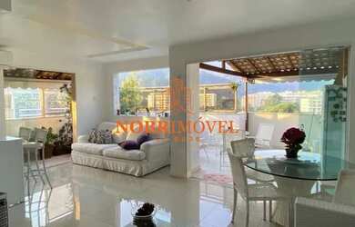 Imagem: O apartamento na cobertura possui 4 Dormitórios, 5 Banheiros