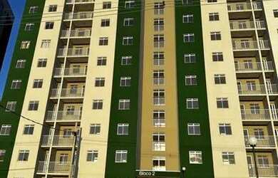 Imagem: O apartamento possui 2 Dormitórios, 1 Banheiro, 1 Vaga na garagem