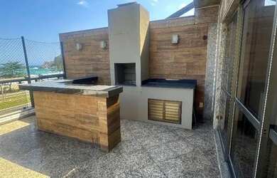 Imagem: O apartamento na cobertura possui 3 Dormitórios, 3 Banheiros