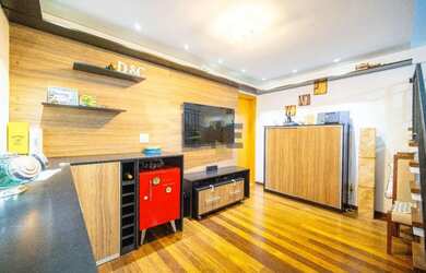 Imagem: A casa em condomínio possui 3 Dormitórios, 2 Banheiros, 2