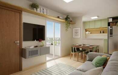 Imagem: O apartamento possui 2 Dormitórios, 1 Banheiro, 43m² de Área