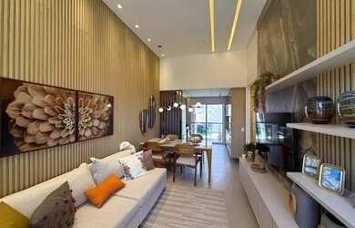 Imagem: A casa em condomínio possui 3 Dormitórios, 2 Banheiros, 2